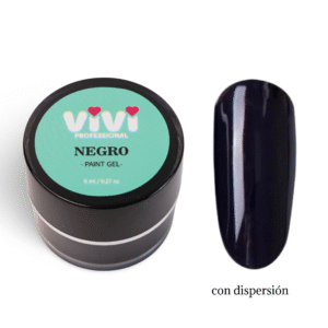 Paint gel NEGRO con dispersión 8g